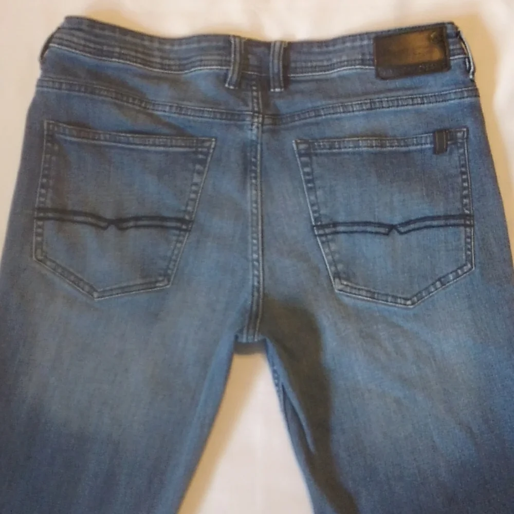Buffalo David Bitton Jackson-X Straight Leg Denim Blue Jeans 34 X 34 - Picture 8 of 8
